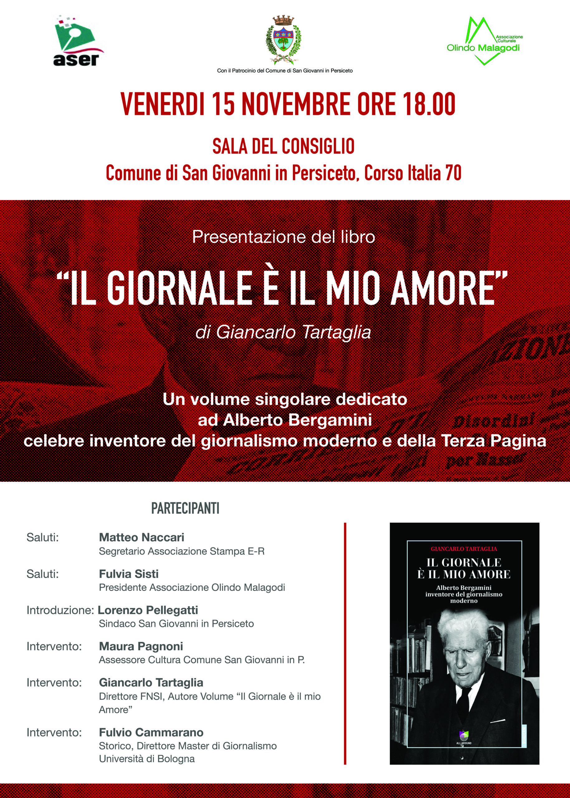 Presentazione del libro “Il giornale è il mio amore”